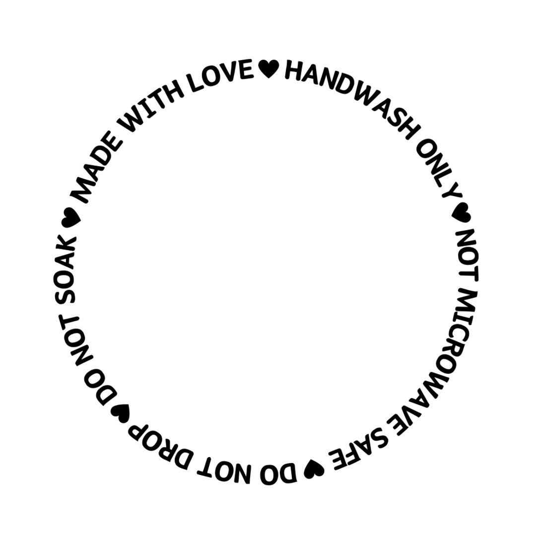 25 Care Cup Instructions- UV DTF Cup Decal