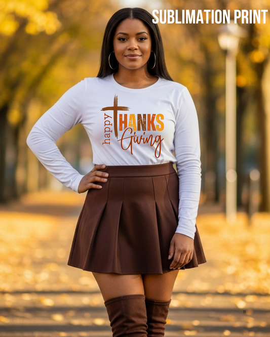(SUBLIMATION) Happy Thanksgiving