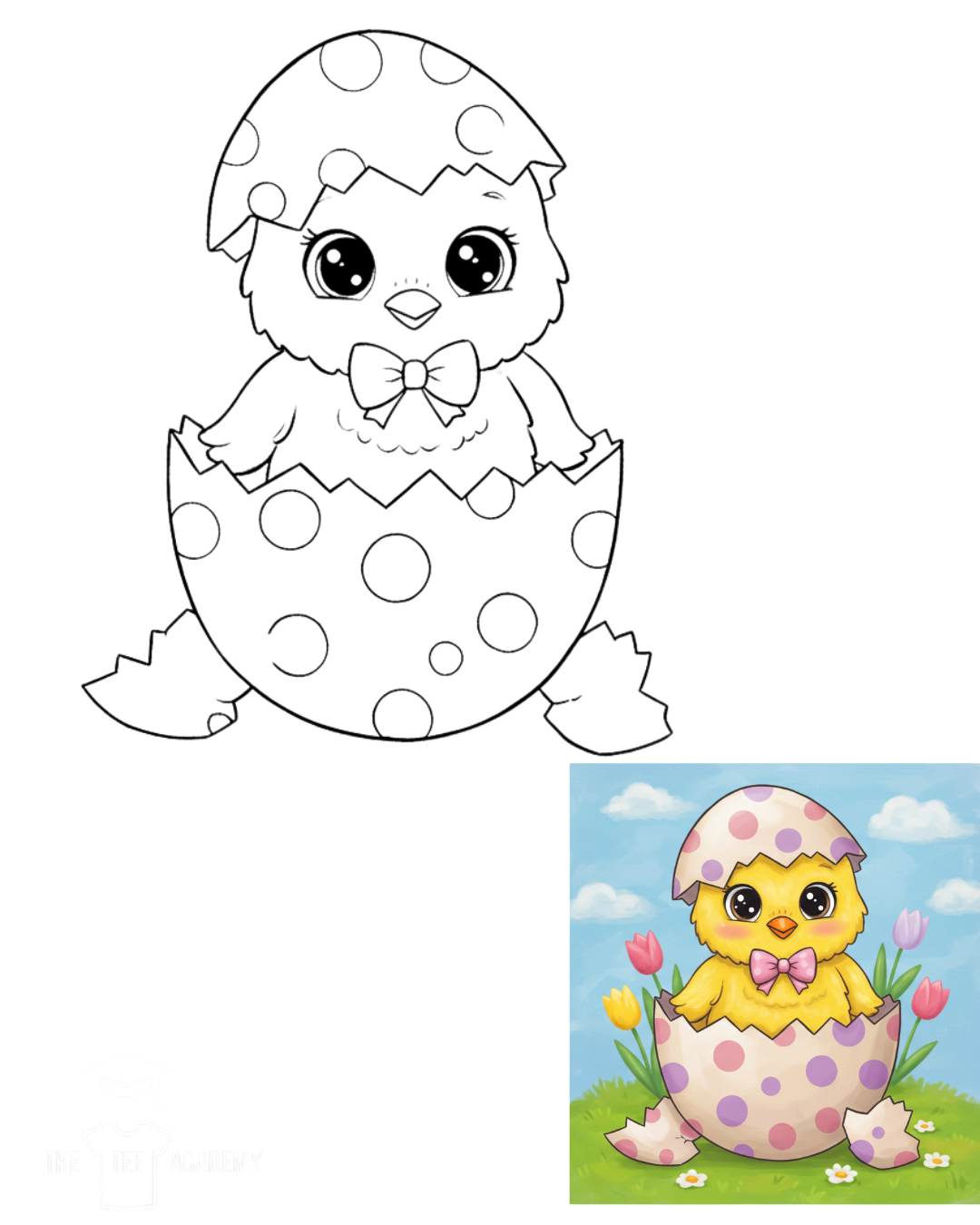 (Sketch Art) Hatched Peep-Screen Print Transfer