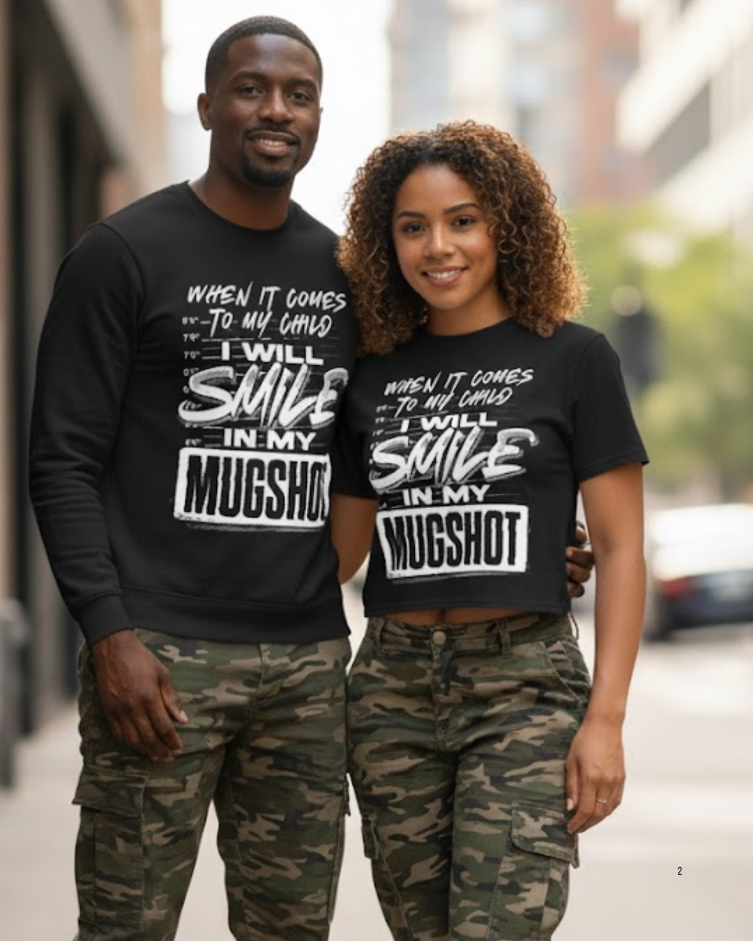 Smile In My Mug Shot- Screen Print Transfer