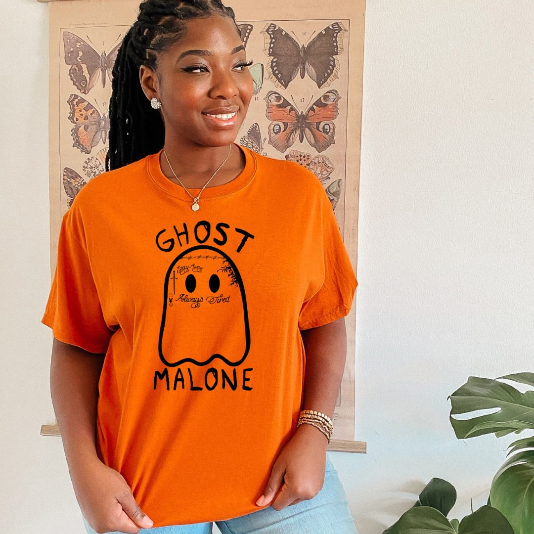 Ghost Malone- Screen Print Transfer