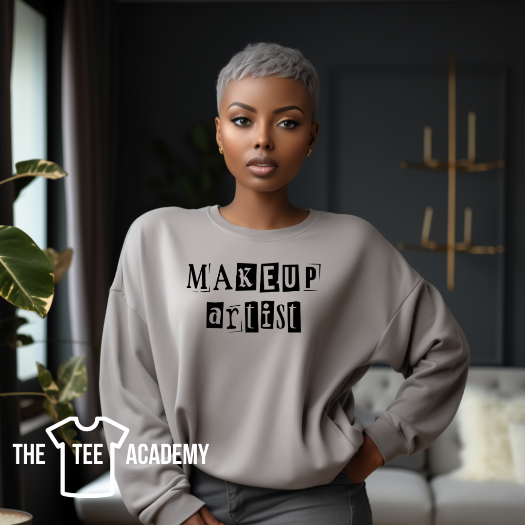 Ransom Font Makeup Artist - Screen Print Transfer