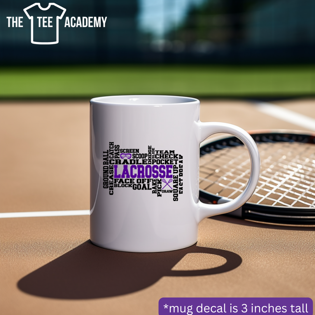 Lacrosse- UV DTF Cup Decal