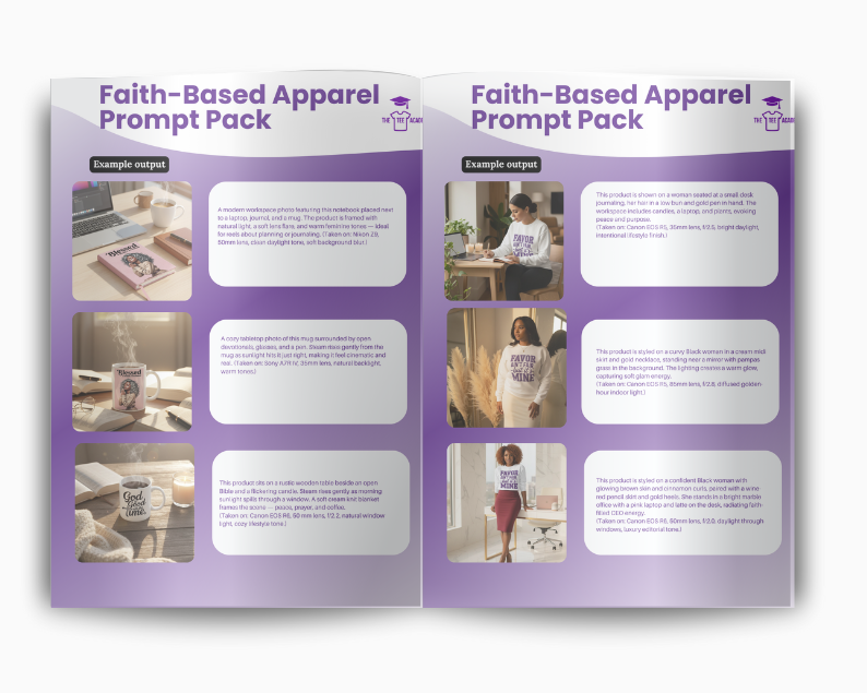 Faith & Gratitude Apparel Prompt Pack