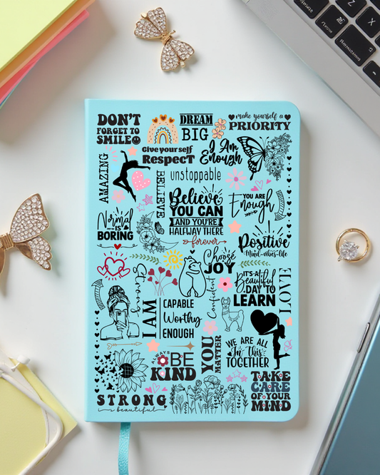 (Pre Order) UV DTF Planner Cover Decal- Believe You Can