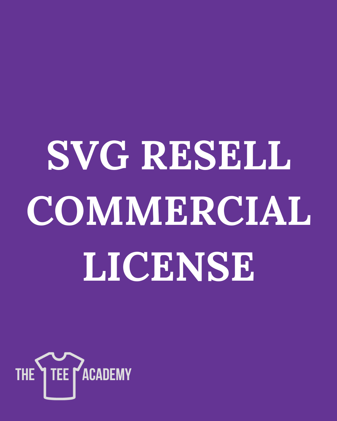SVG Resell Commercial License