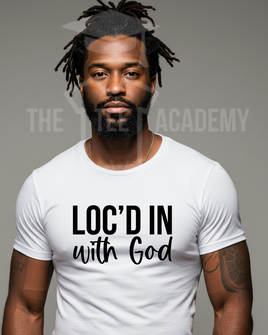 Loc'd in with God- Screen Print Transfer