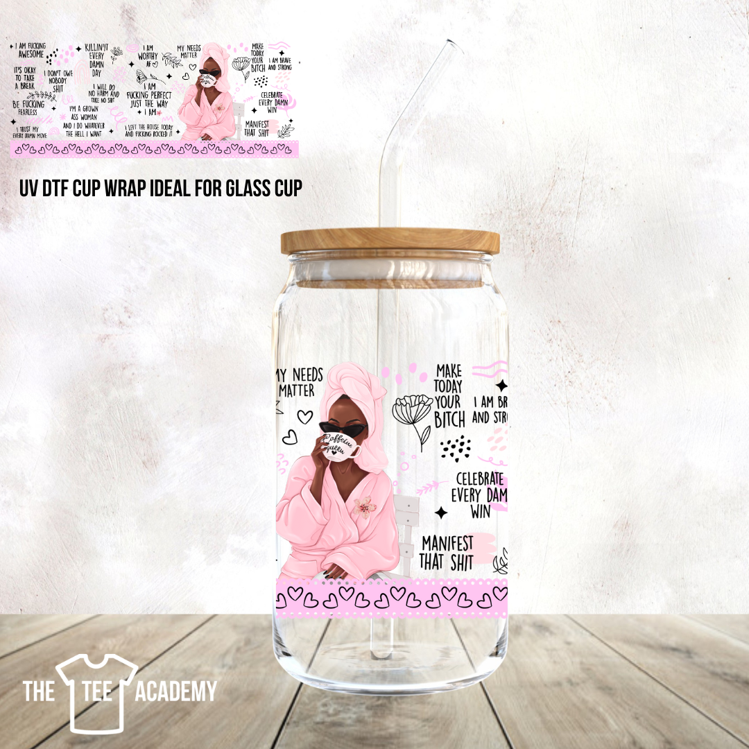 Worthy AF- UV DTF Mug Wrap