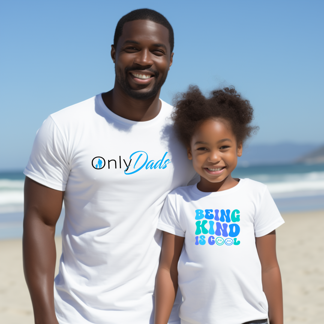 Only Dads -Matte Clear Film Screen Print Transfer