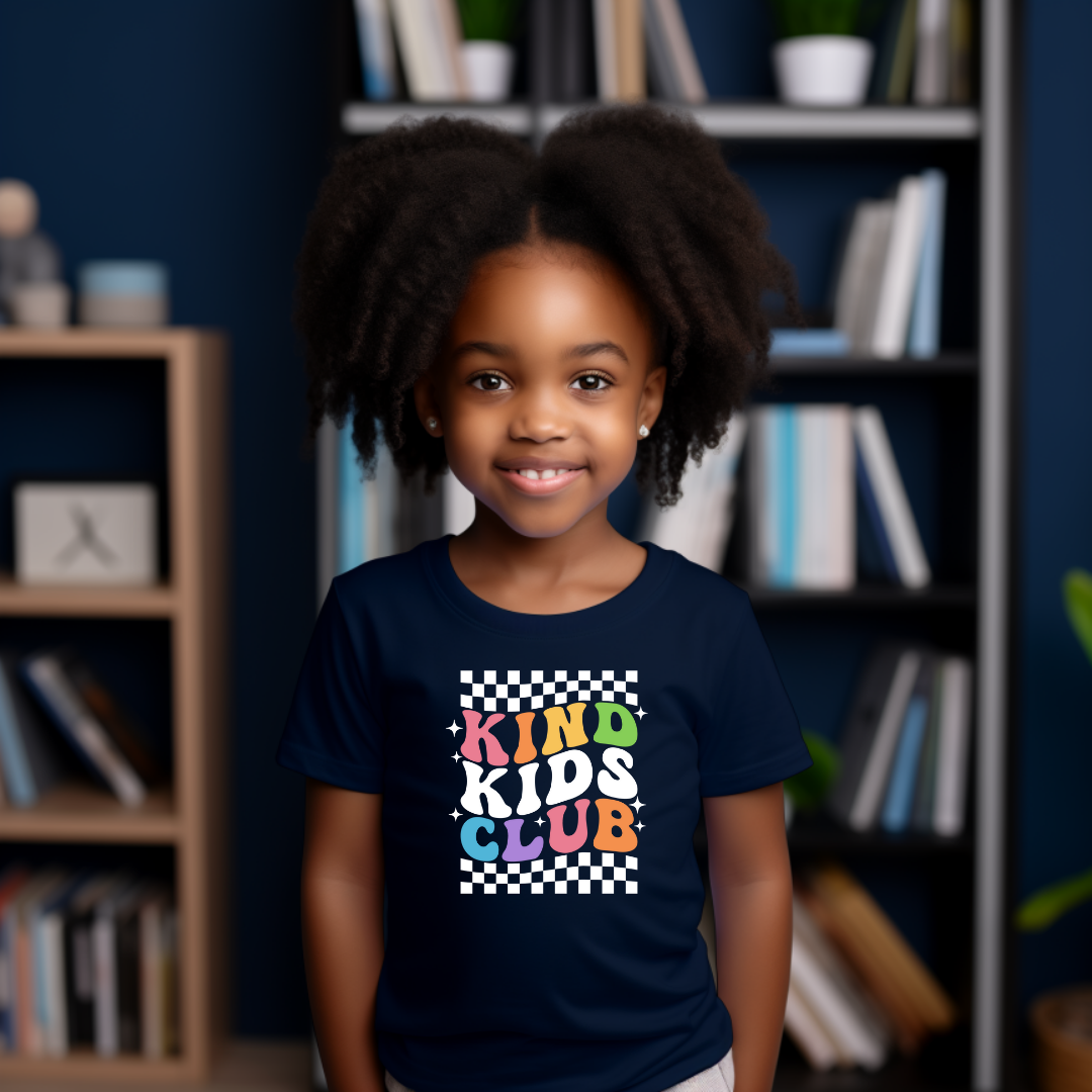 Kind Kids Club -Matte Clear Film Screen Print Transfer