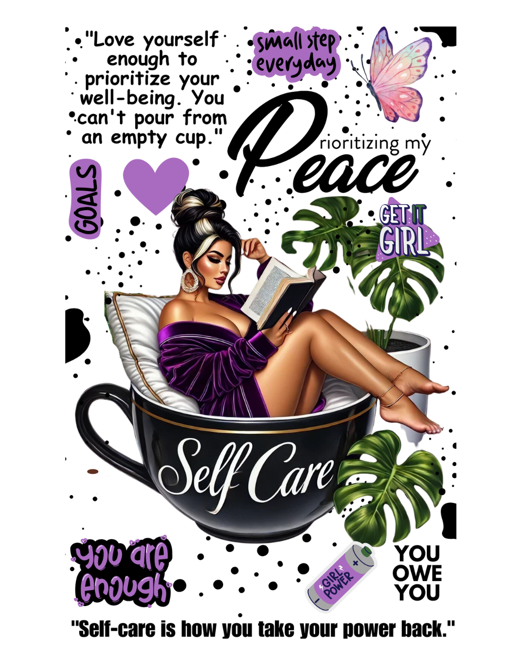 Goals and Selfcare babe- SVG File