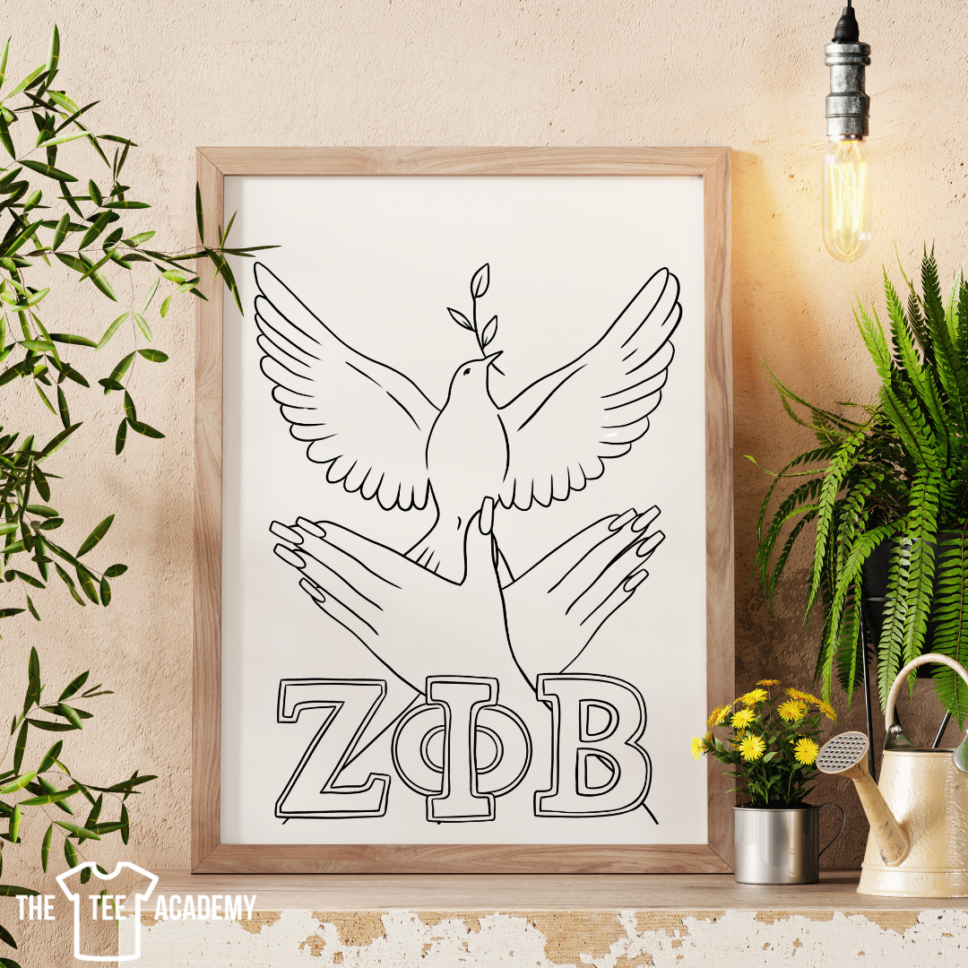 (Sketch Art) Sorority Babes - Screen Print Transfer