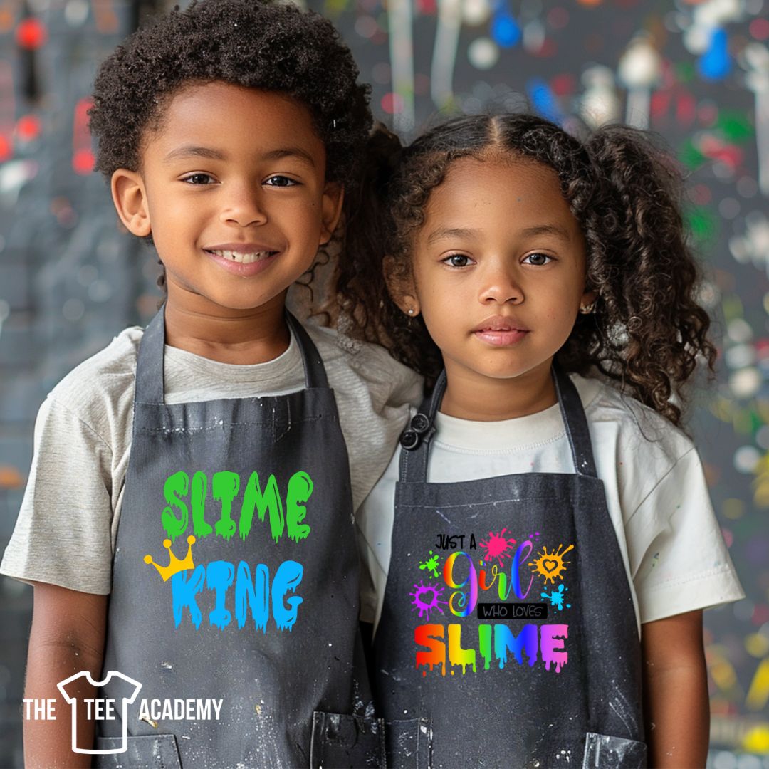 Slime King/Girl Who Loves Slime - Matte Clear Film Screen Print Transfer