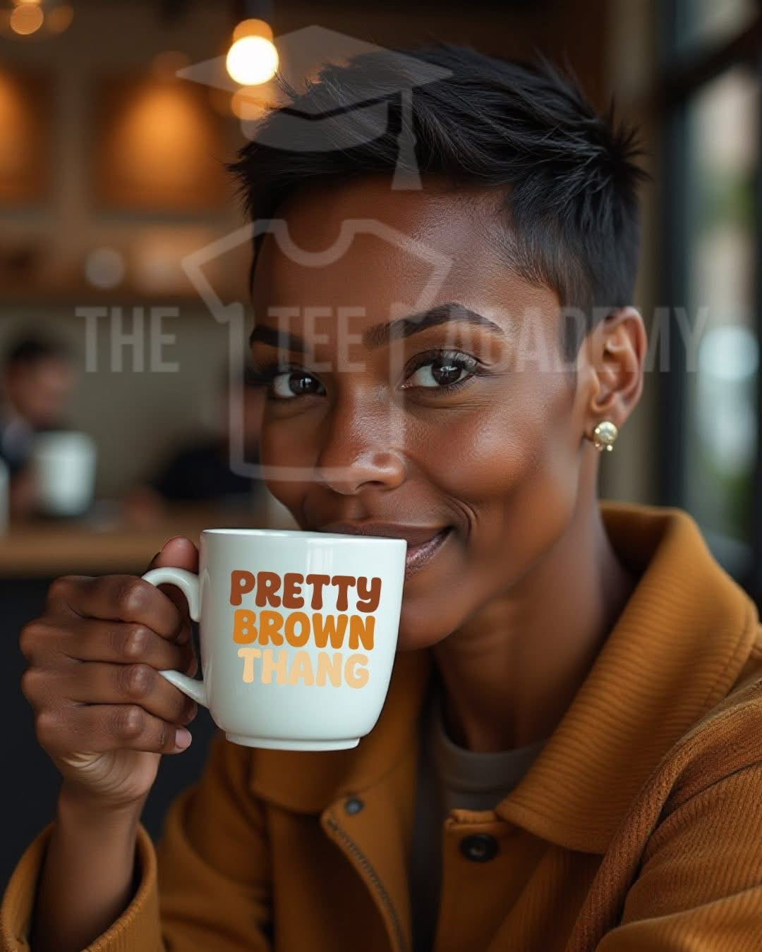 UV DTF Cup Decal - Pretty Brown Thang