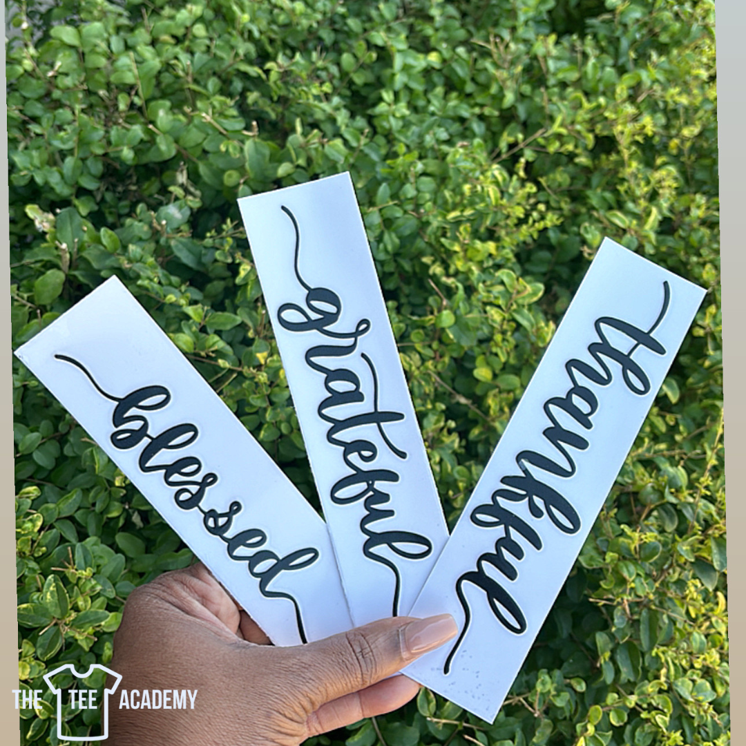 Stickers- Grateful, Thankful, Blessed