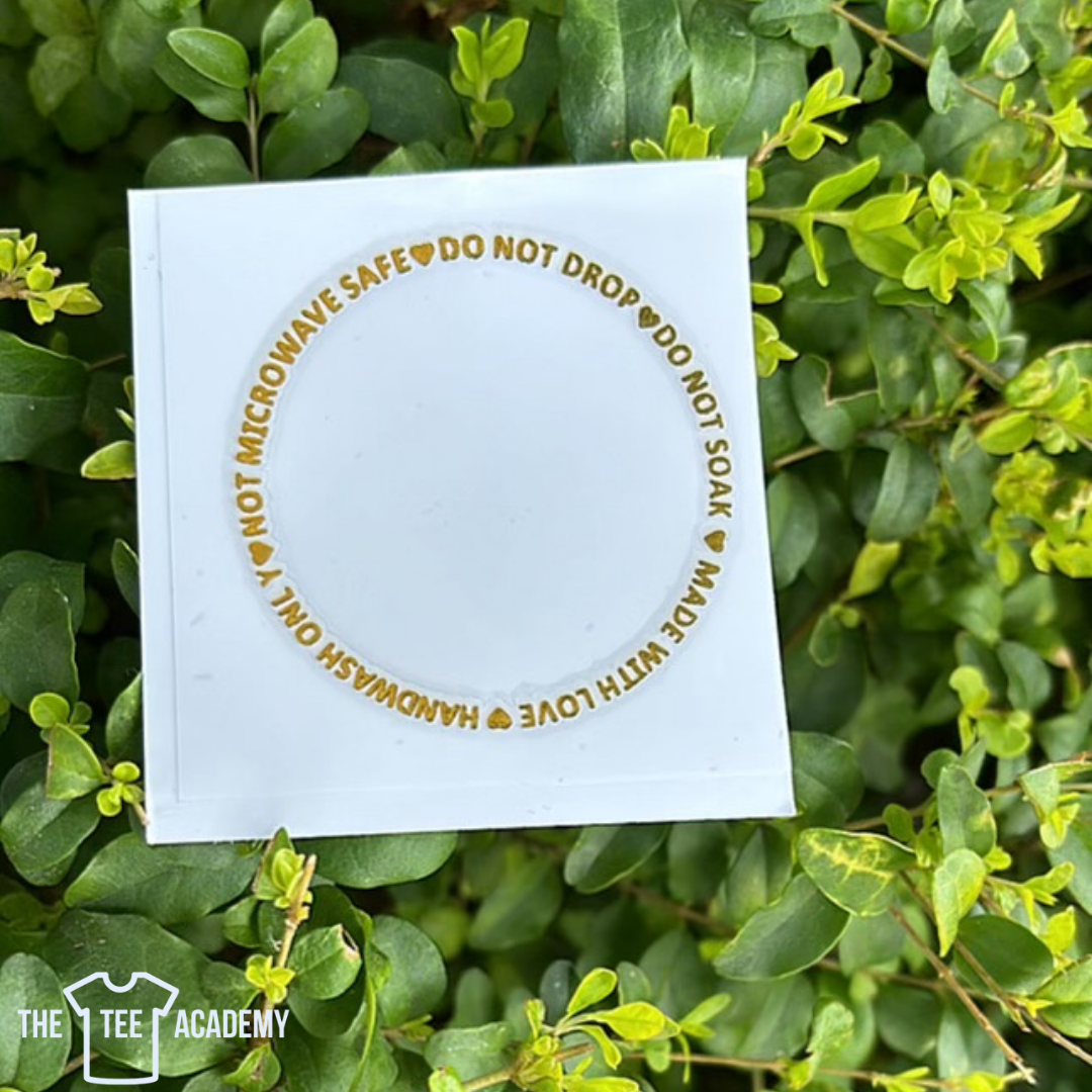 25 Care Cup Instructions- UV DTF Cup Decal