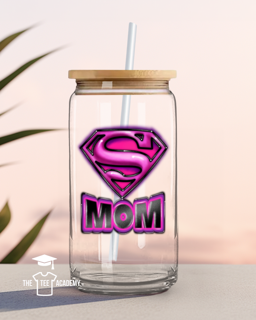 UV DTF Cup Decal- Super Mom