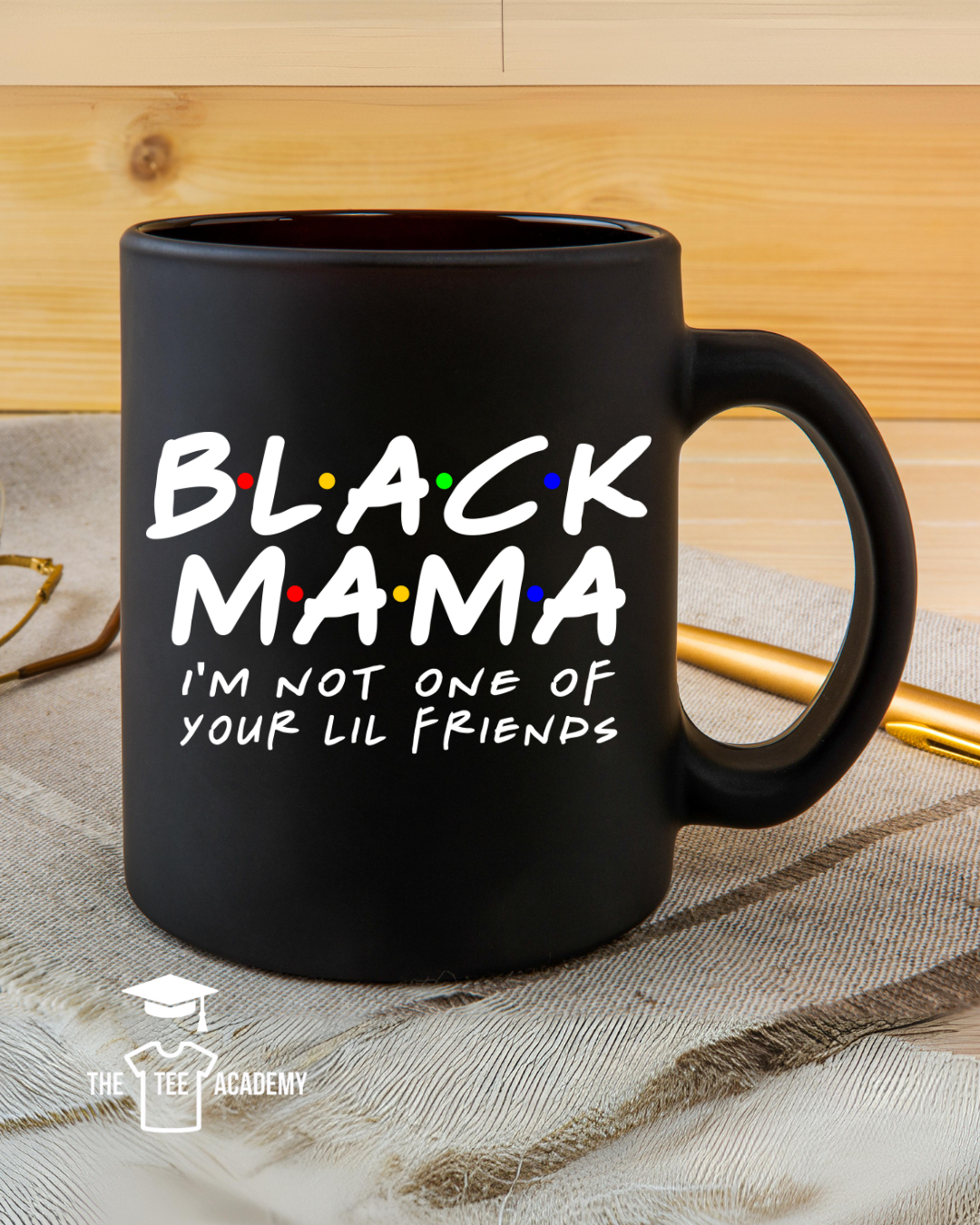 Black Mama- UV DTF Cup Decal