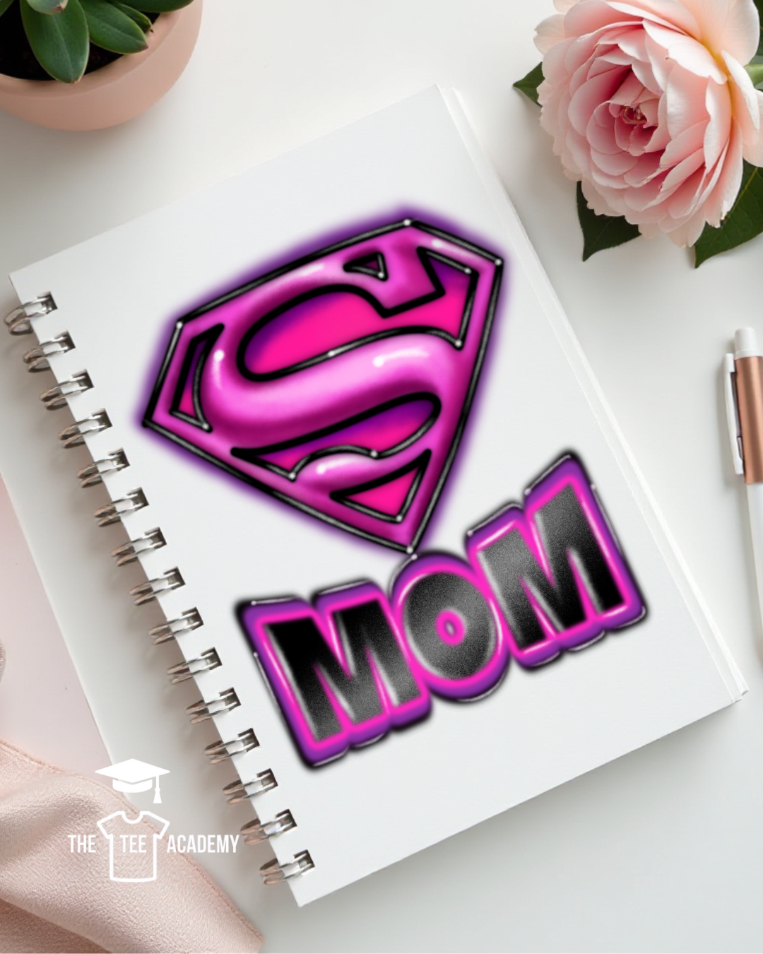 UV DTF Planner Cover Decal -Super Mom