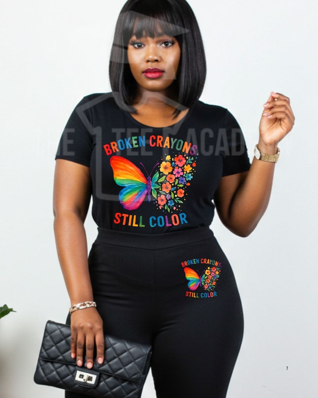 Broken Crayons Still Color (Set)- Matte Clear Film Screen Print Transfer