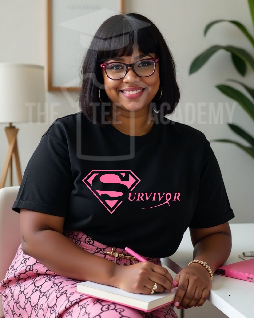 Super Woman Survivor- Screen Print Transfer