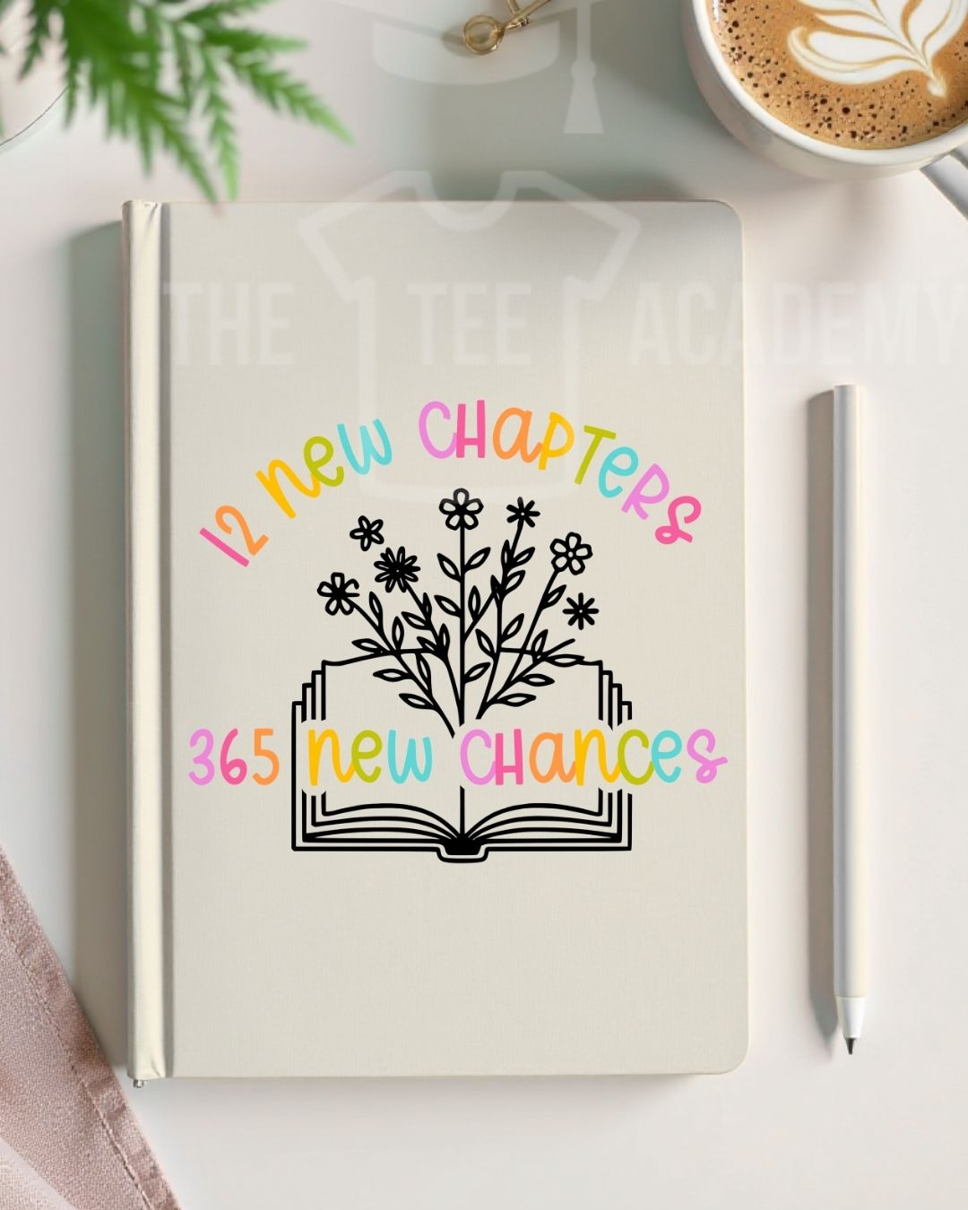 UV DTF Planner Cover Decal- 12 New Chapters