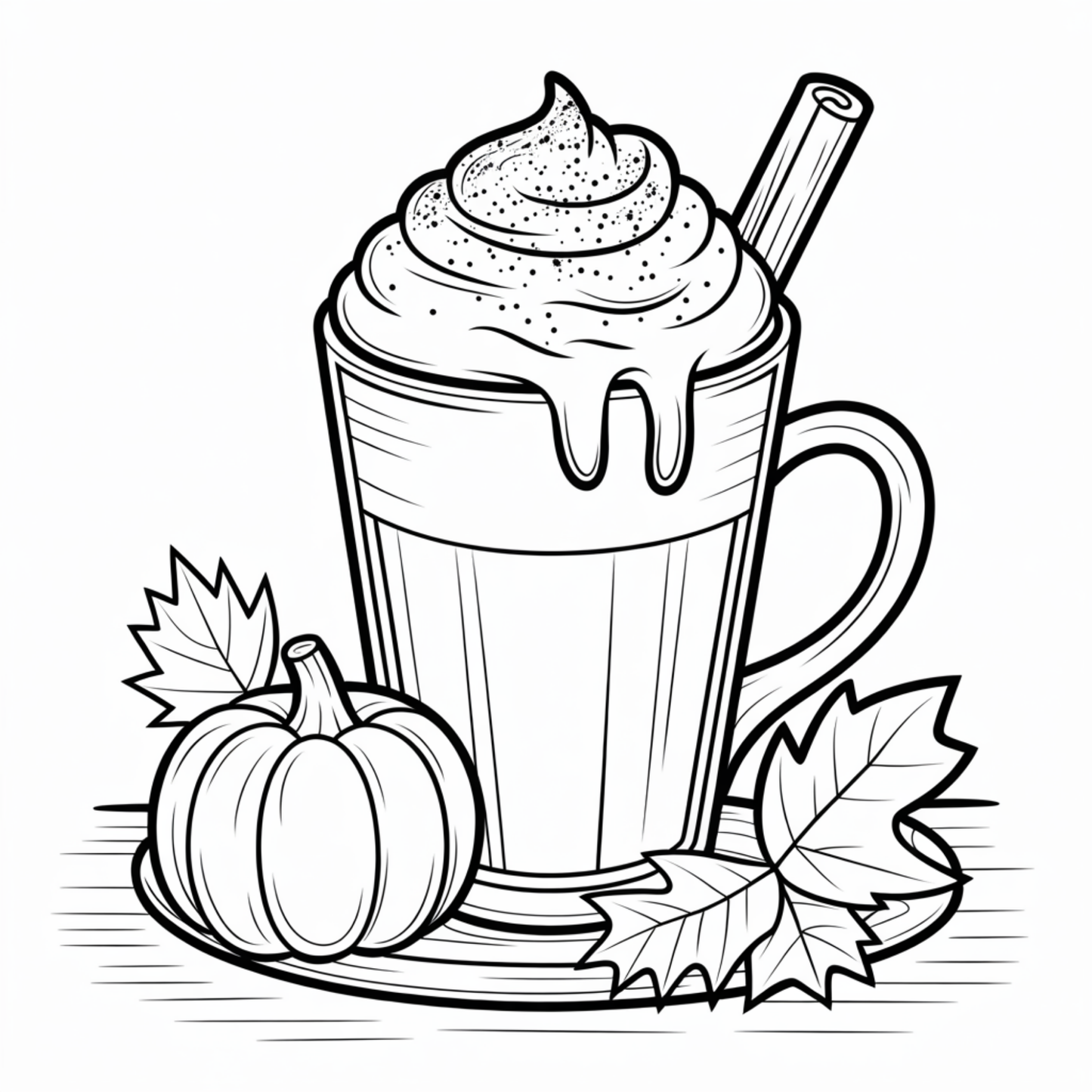 (SUBLIMATION) Sketch Transfer- Fall Latte