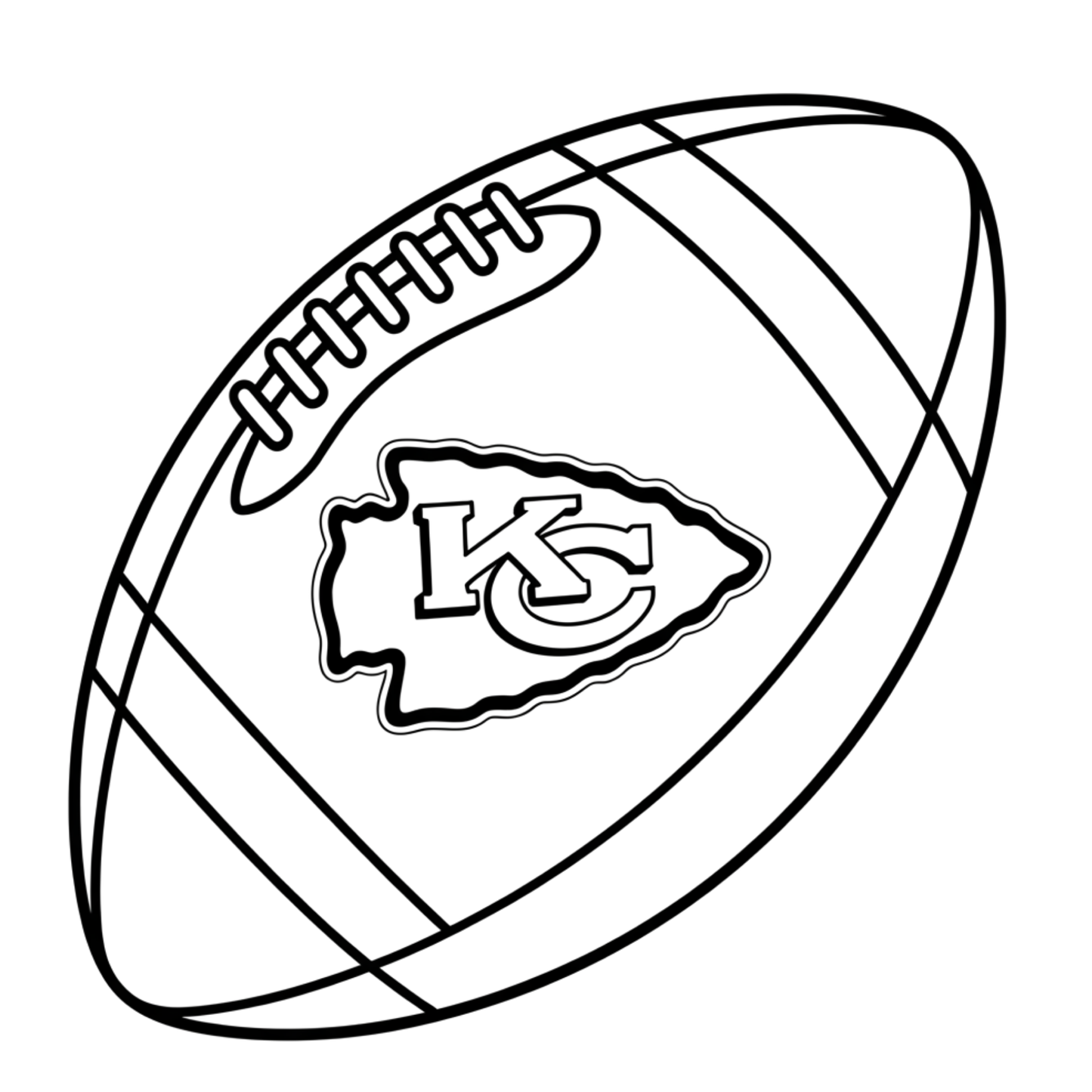 (SUBLIMATION) Sketch Transfer- Chiefs Football