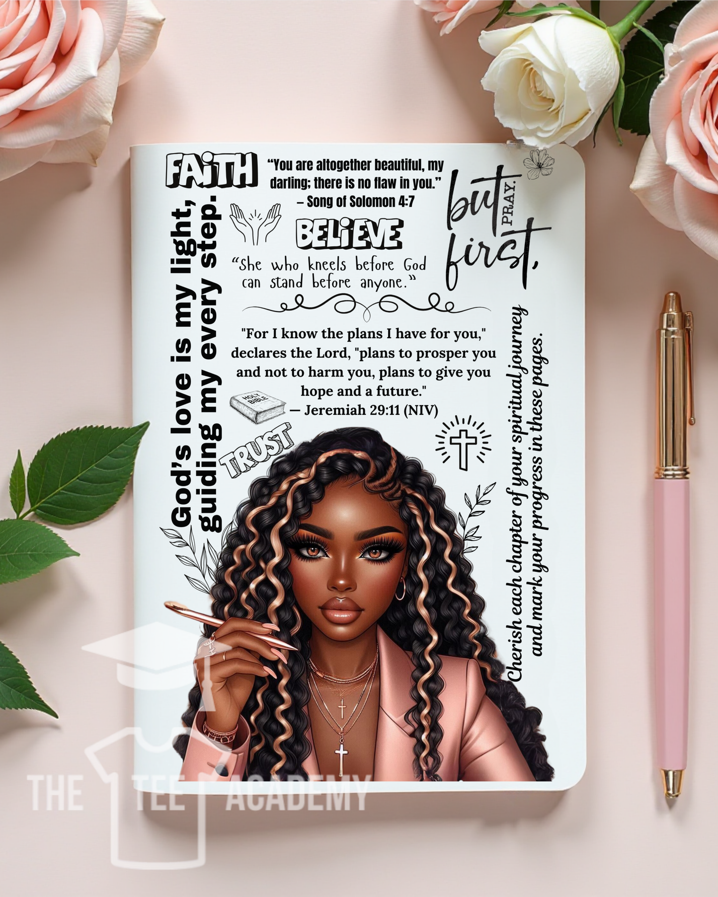 UV DTF Planner Cover Decal- God's Love Is My Life