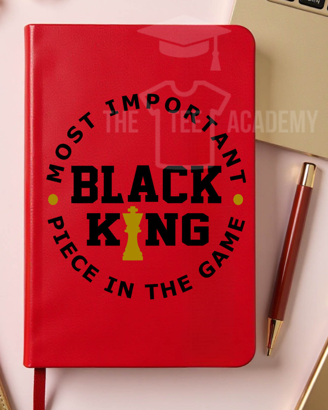 UV DTF Planner Cover Decal- Black King -NEW