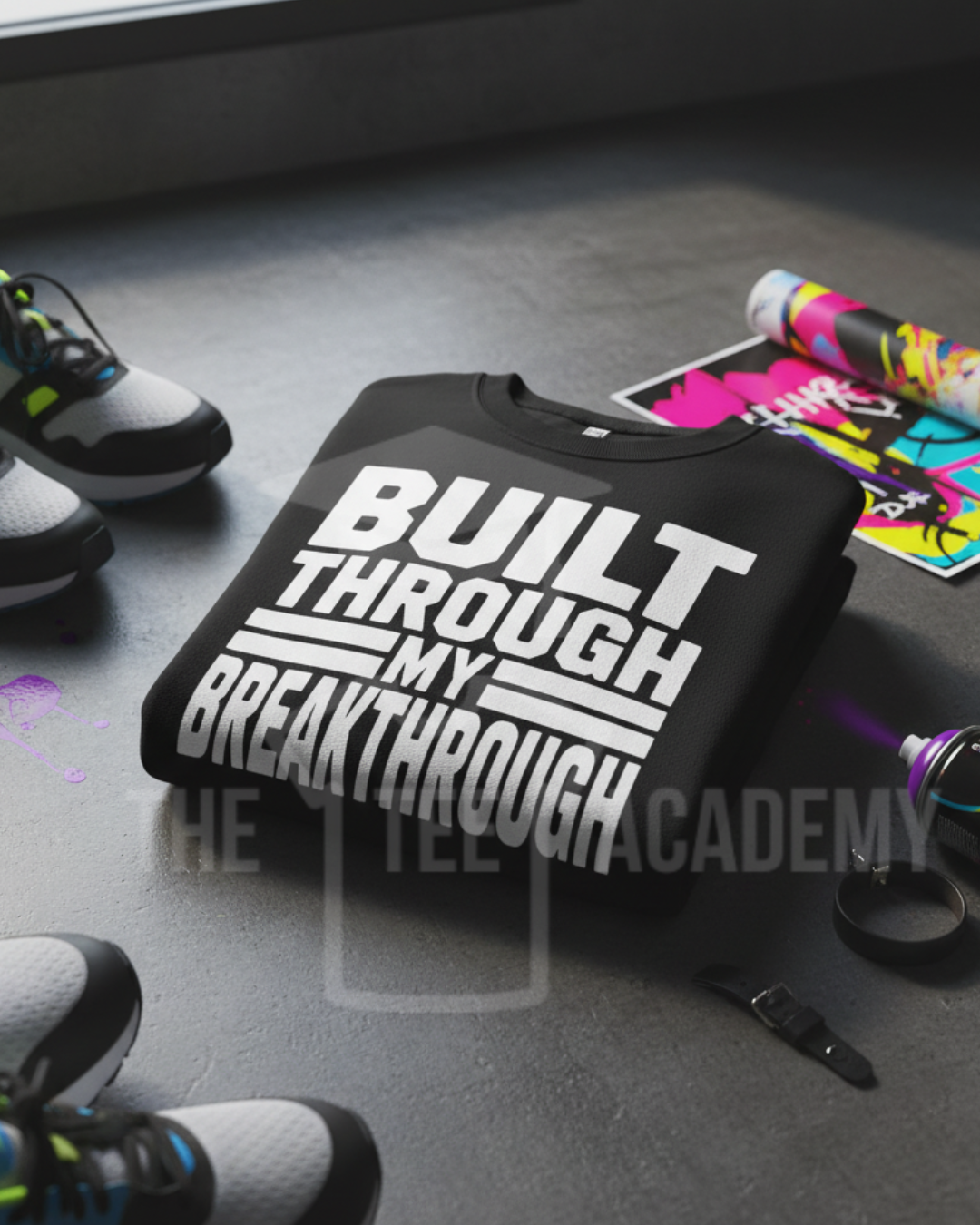 Built Through My Breakthrough- Screen Print Transfer -NEW