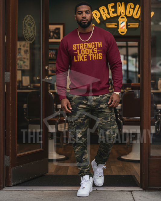 Strength Looks Like This- Screen Print Transfer -NEW