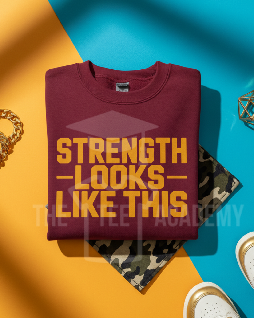 Strength Looks Like This- Screen Print Transfer -NEW