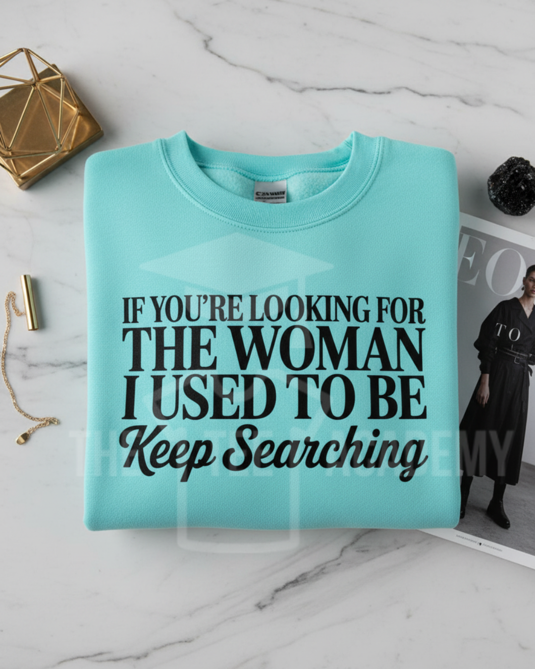 Keep Searching- Screen Print Transfer -NEW