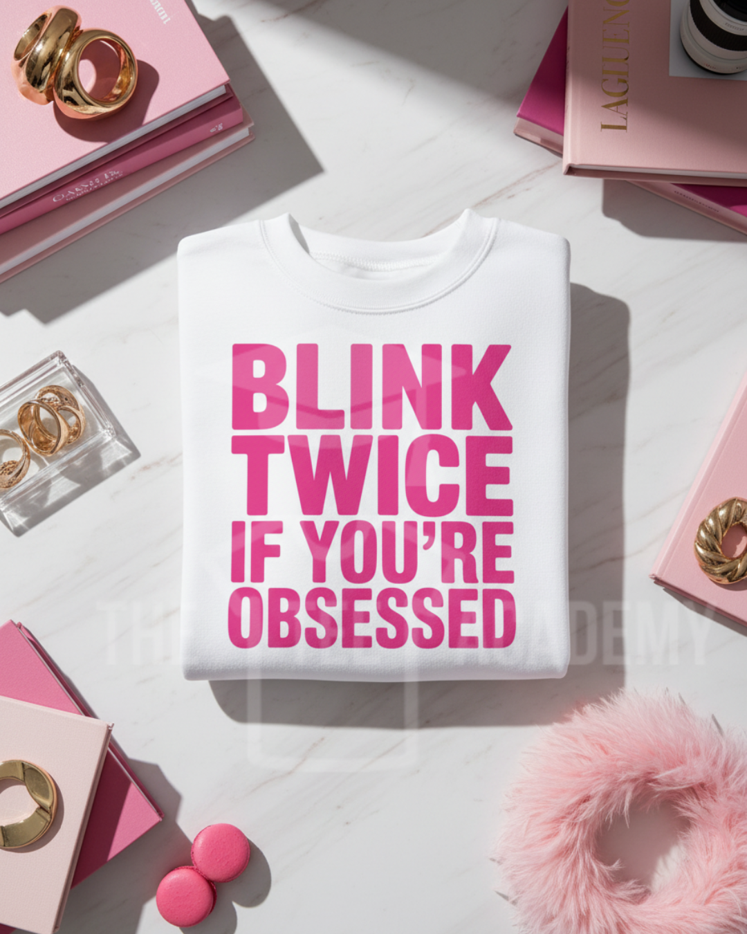 Blink Twice- Screen Print Transfer -NEW