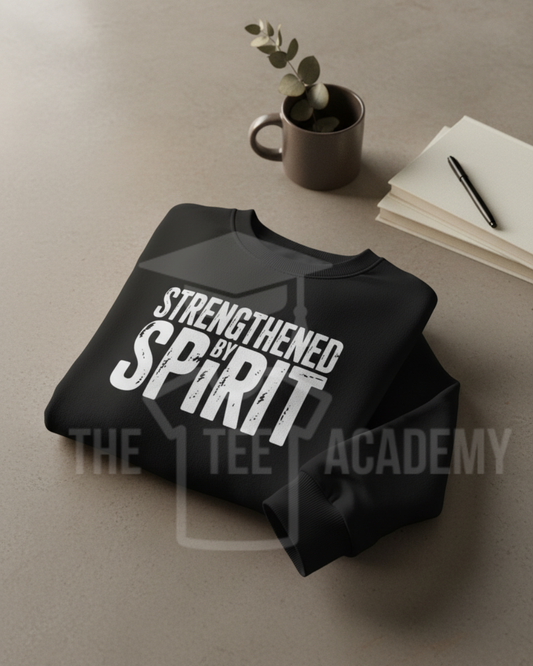 Strengthened By Spirit- Screen Print Transfer -NEW