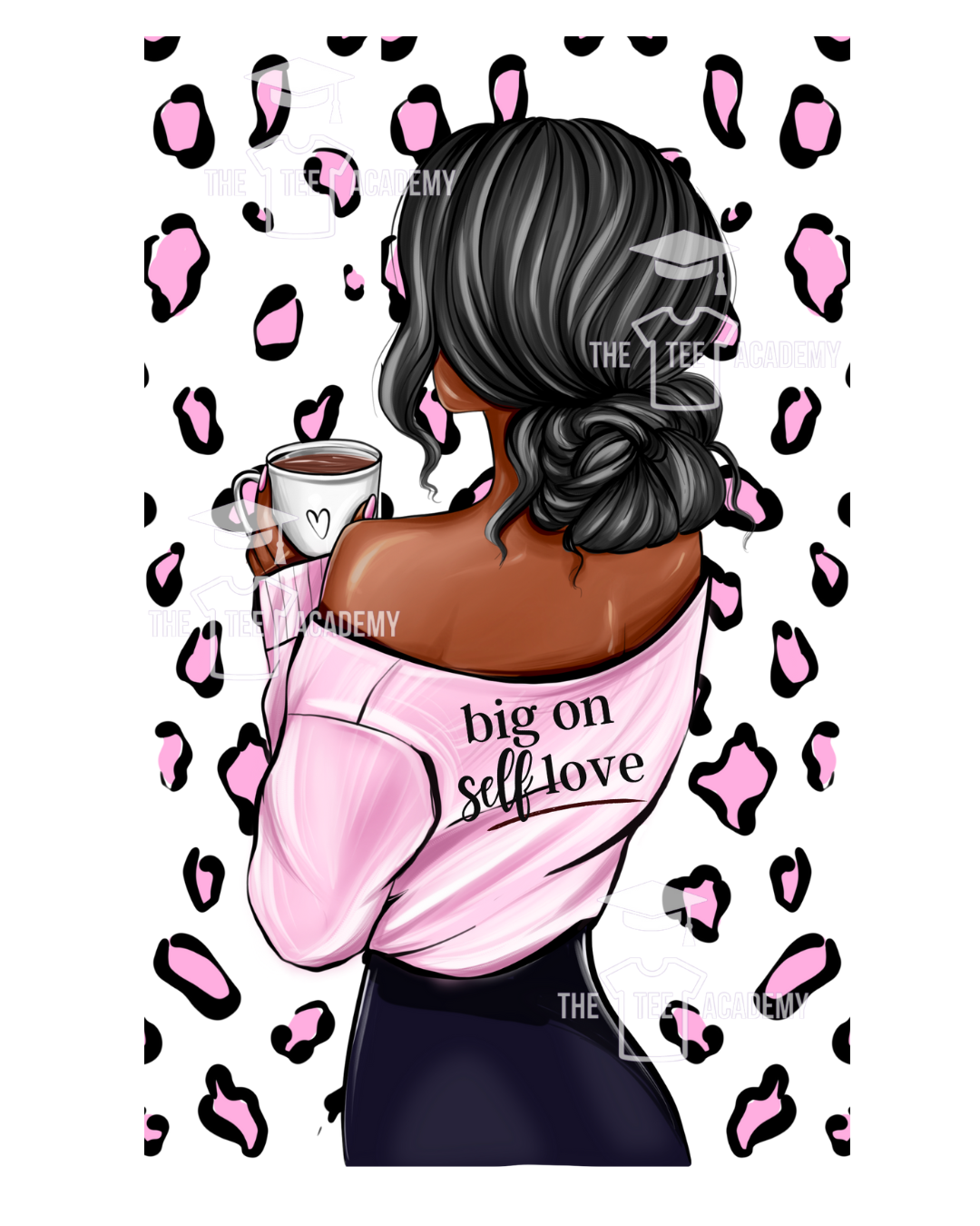 (pink leopard) self love- SVG File