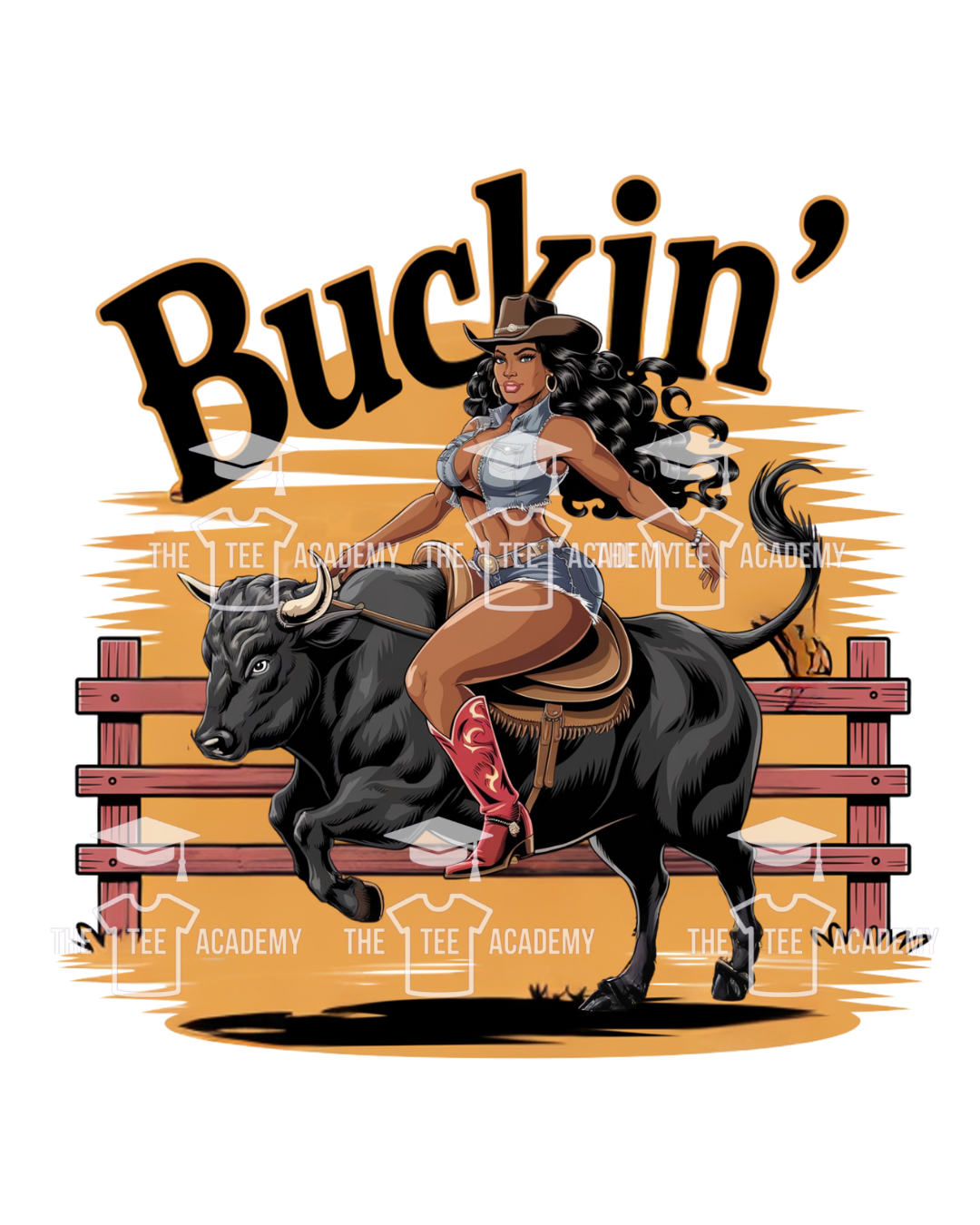 BUCKIN'-SVG file