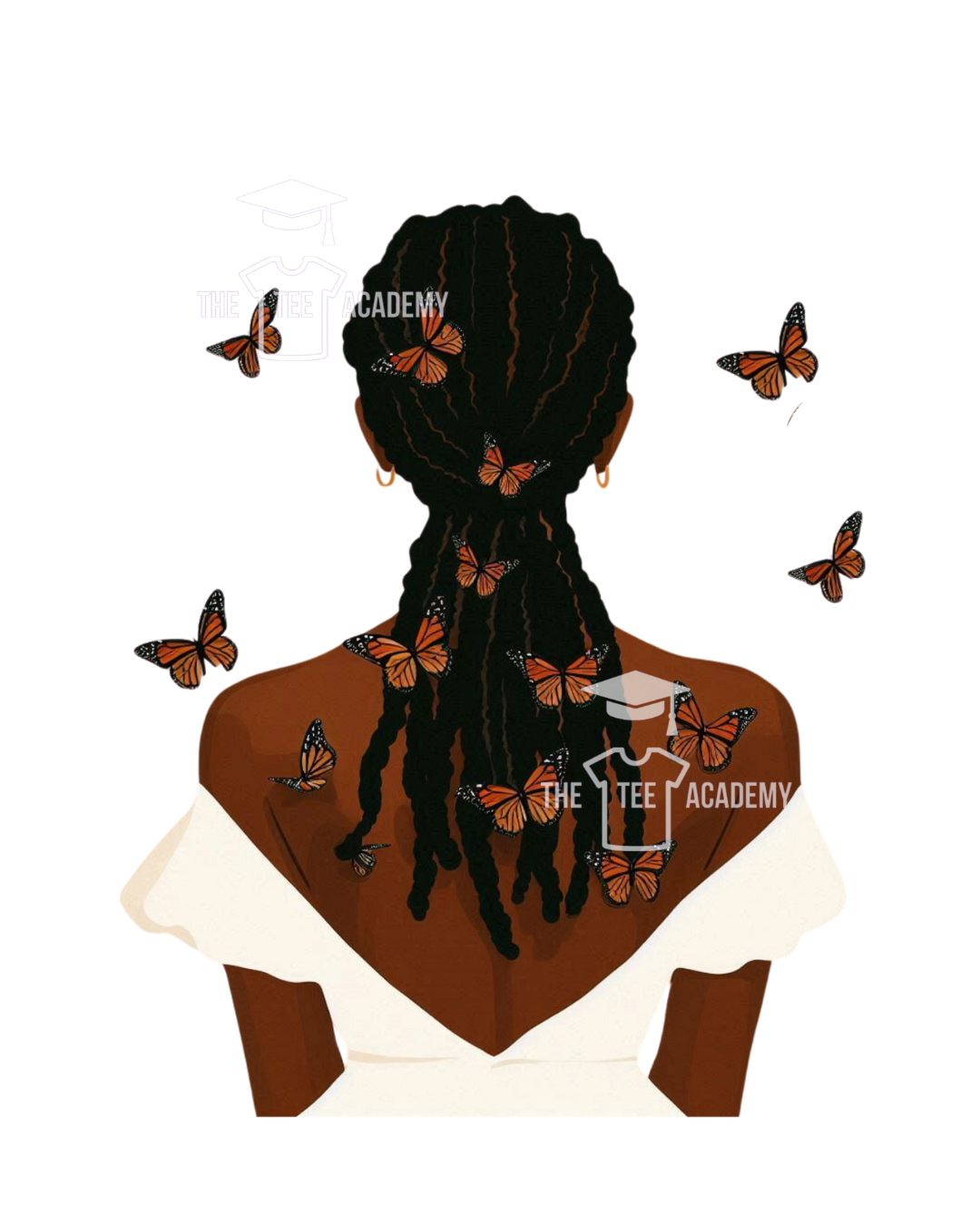 Locs and Butterflies- SVG File