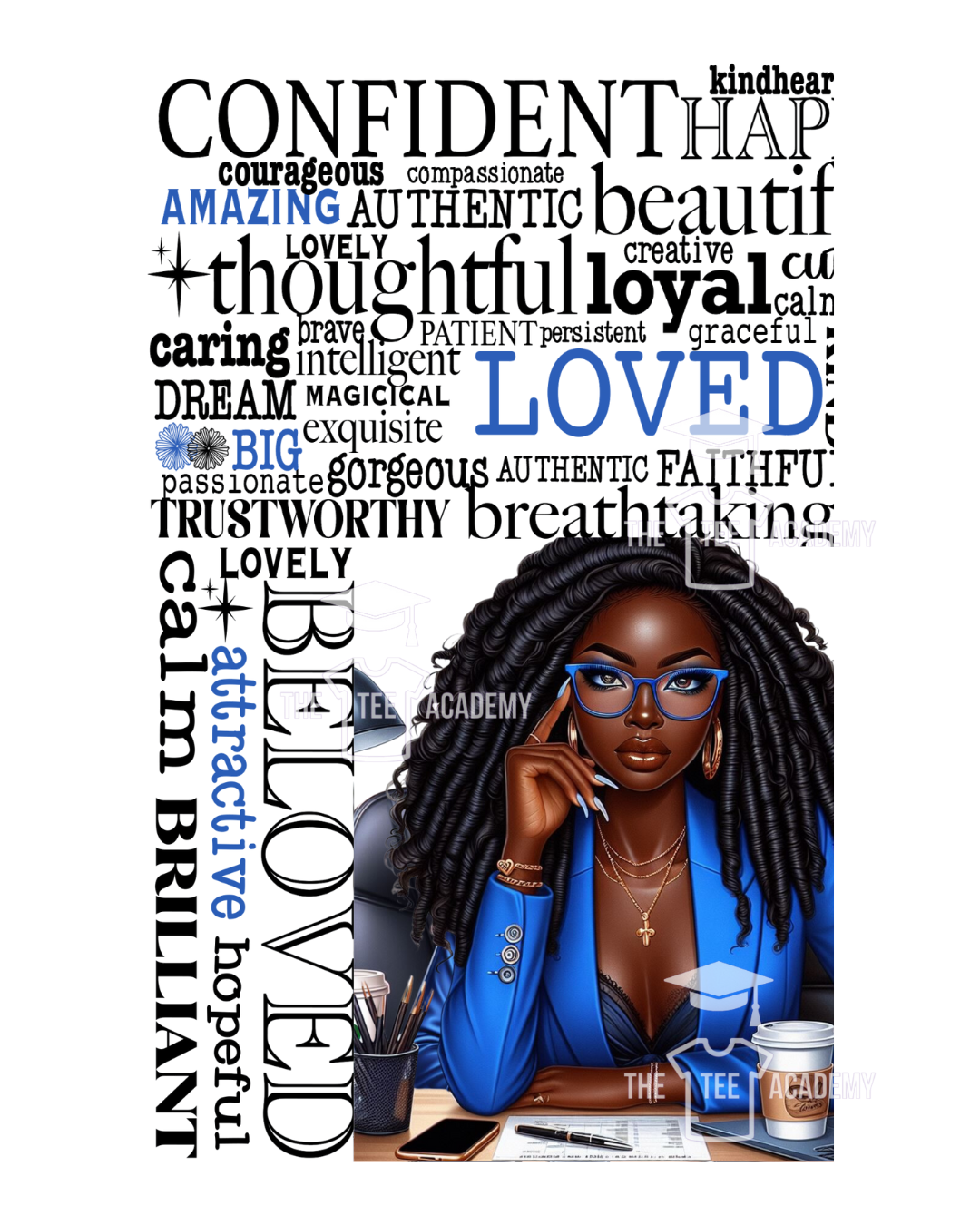 (Blue) Affirmations- SVG File
