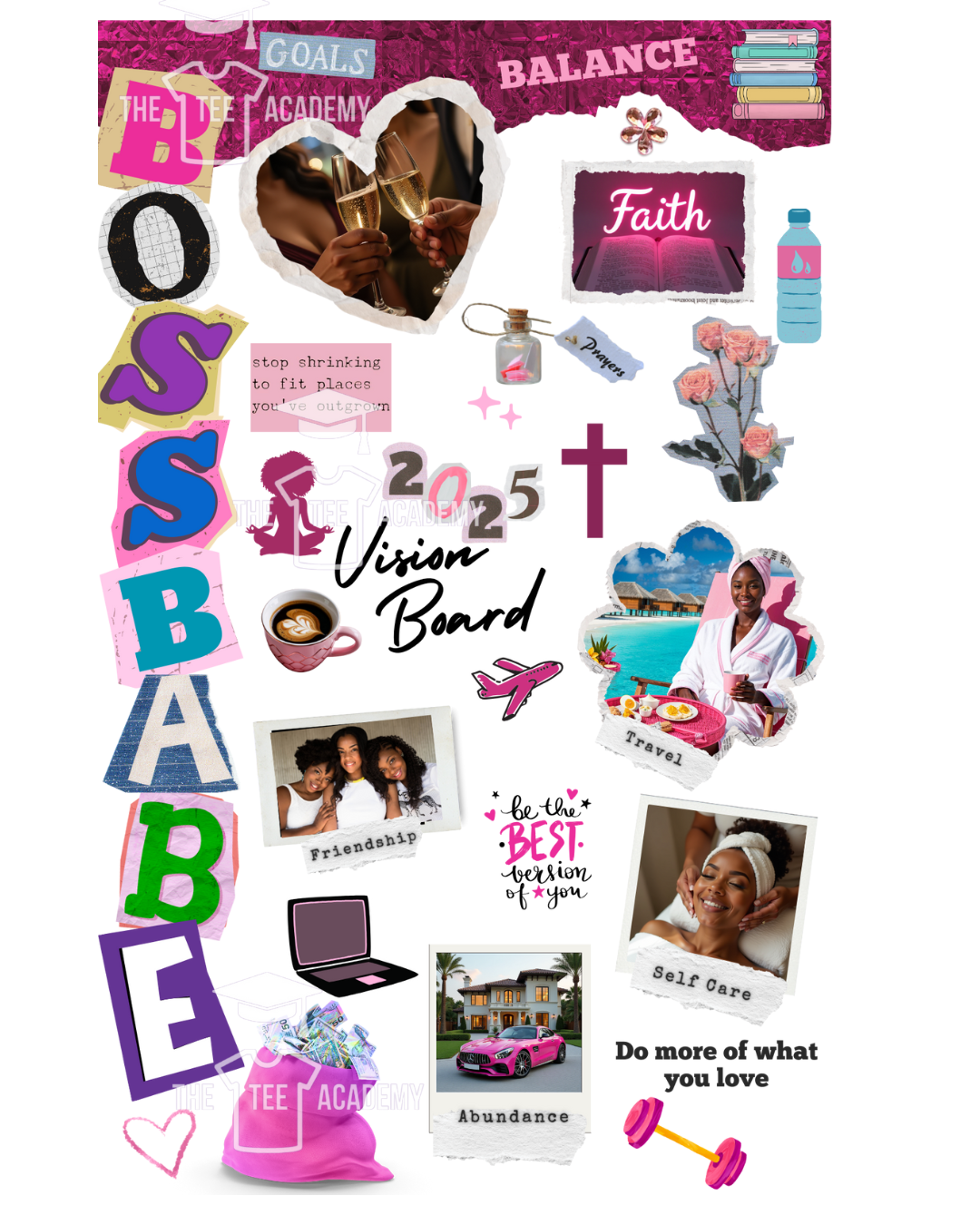 2025 Vision Board - SVG File