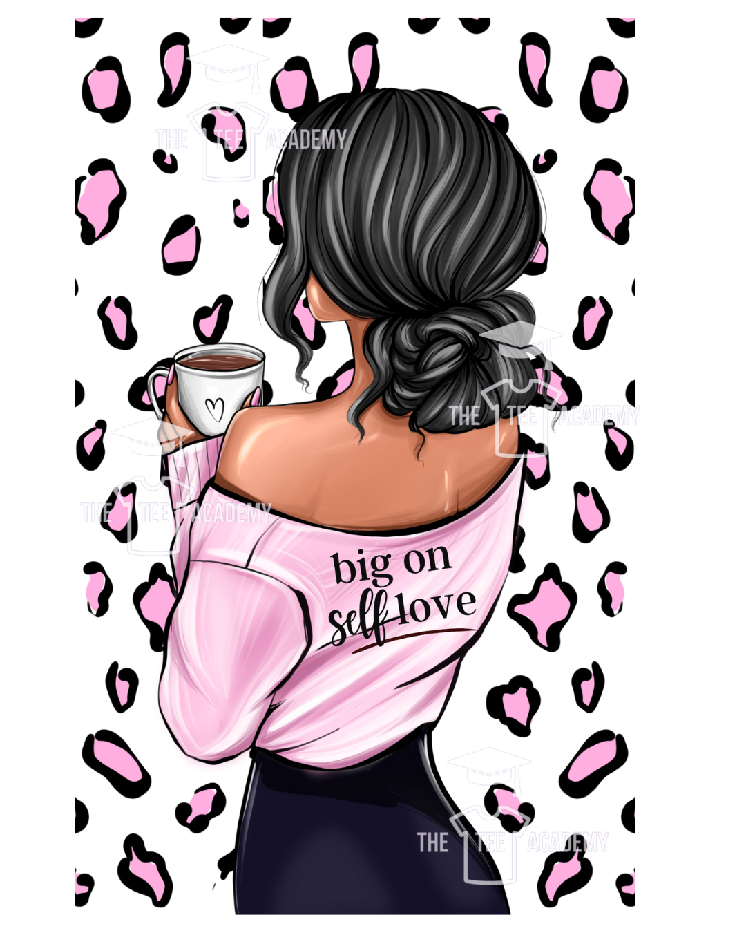 (pink leopard) self love- SVG File