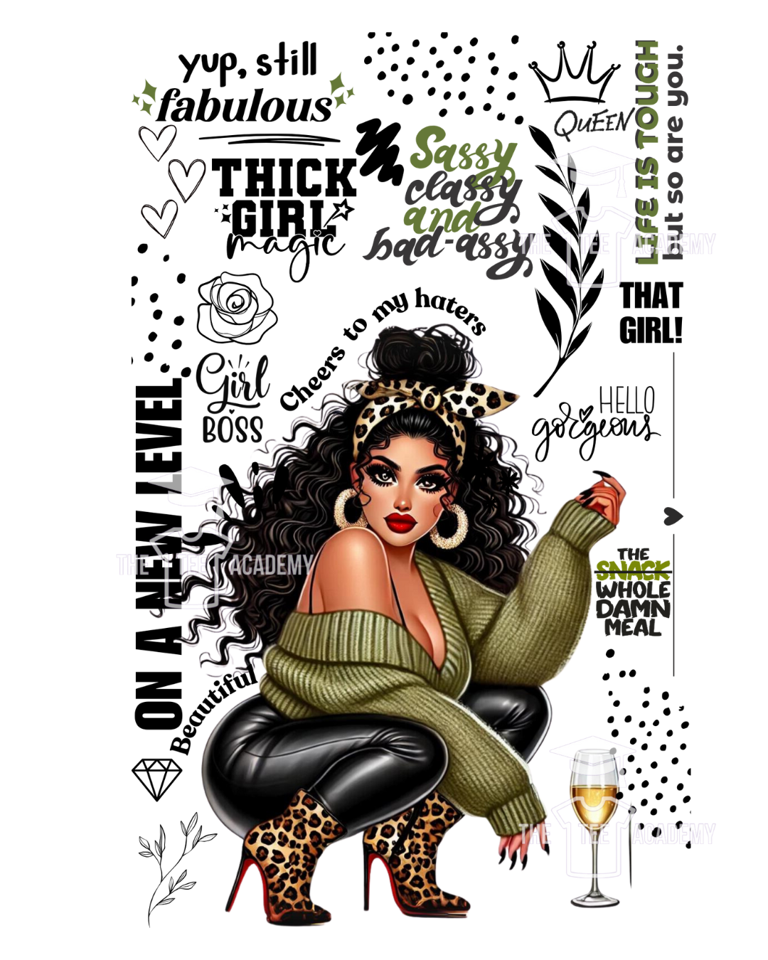 Sassy, Classy, Bad Assy- SVG File
