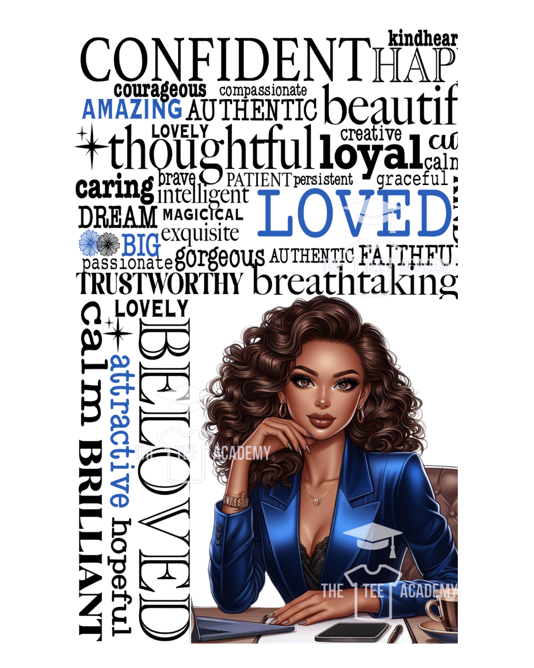 (Blue) Affirmations- SVG File