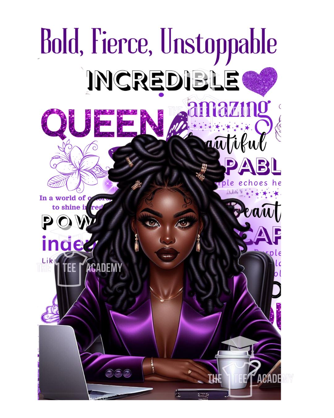 (Purple) Affirmations- SVG File