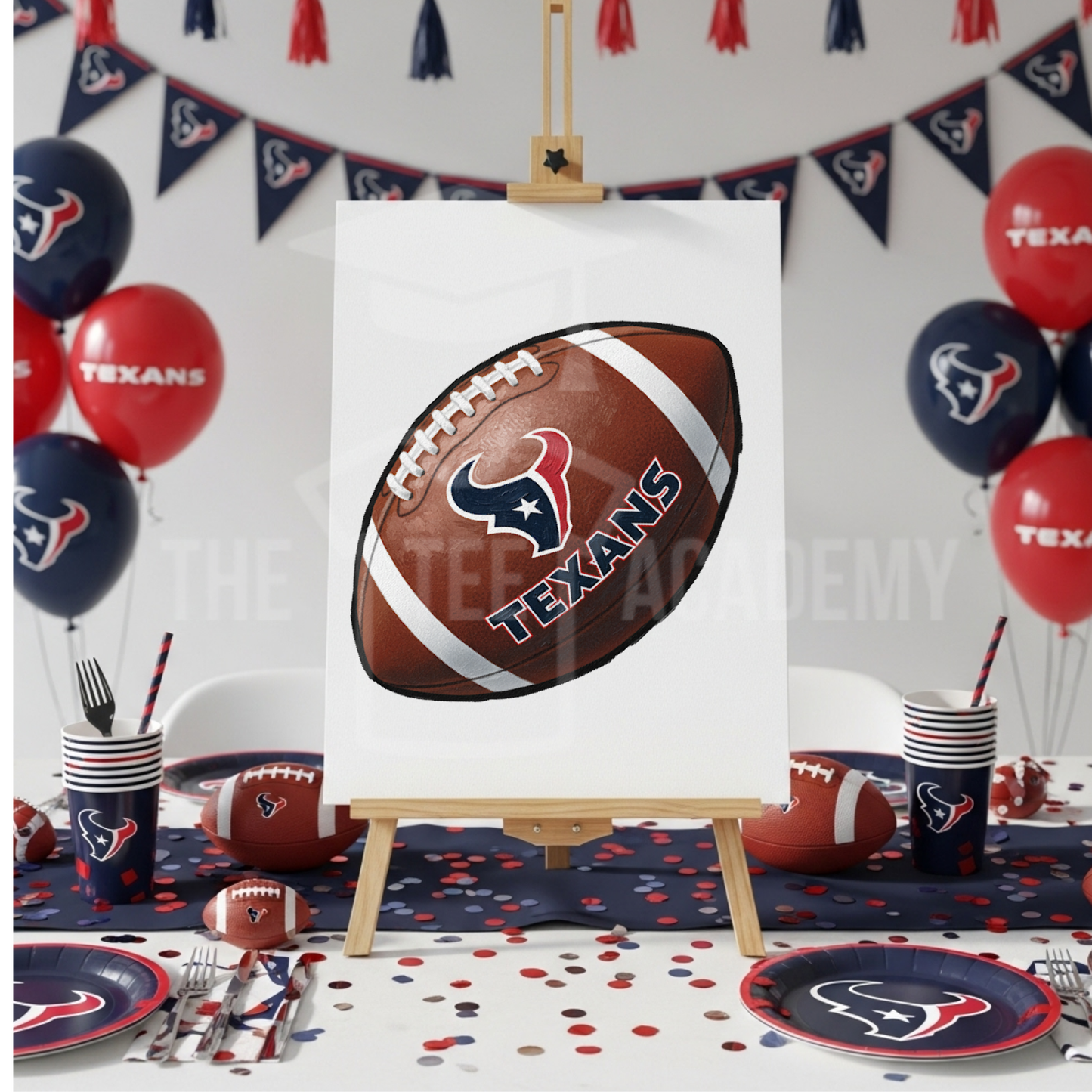 (SUBLIMATION) Sketch Transfer- Texans Football