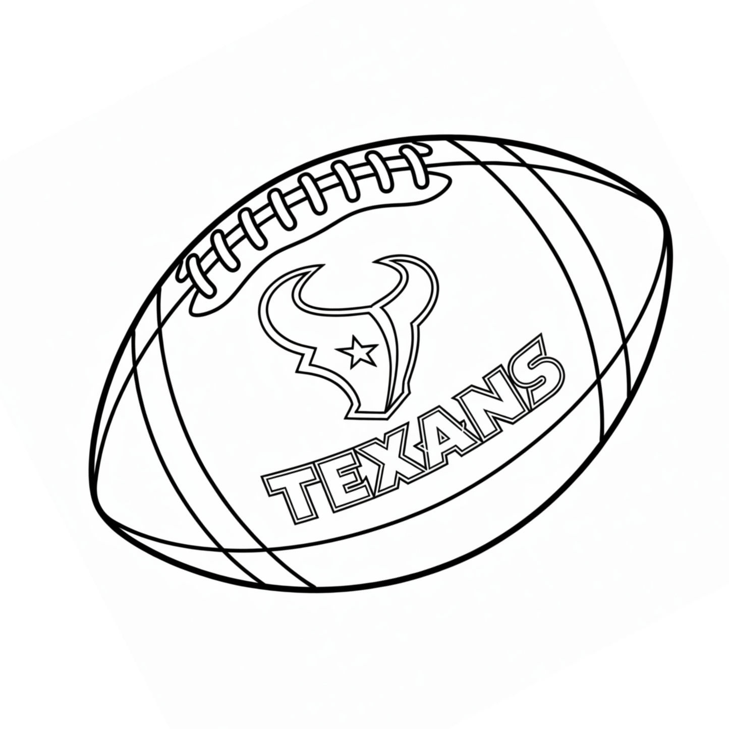 (SUBLIMATION) Sketch Transfer- Texans Football