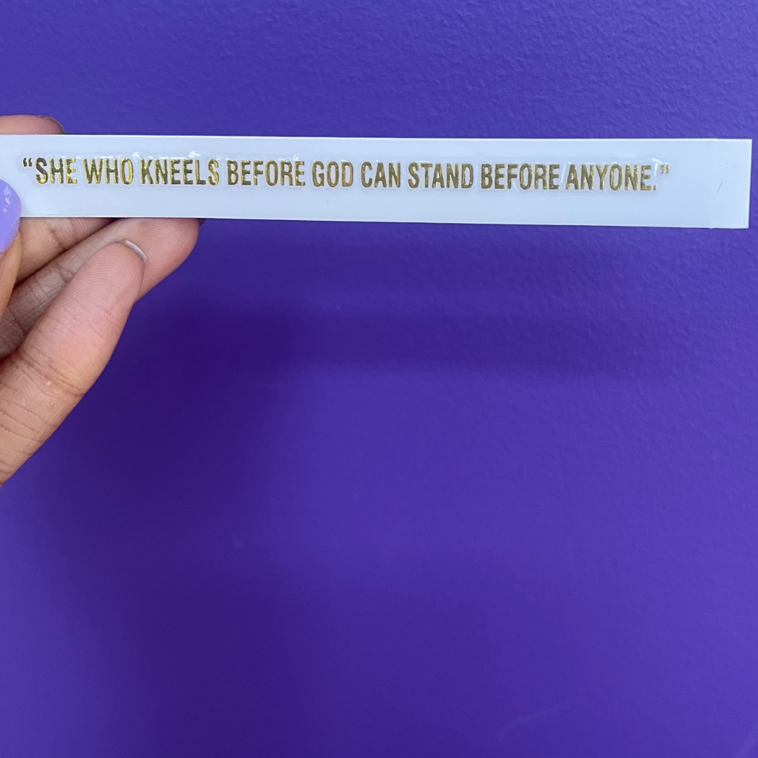Gold Foil UV DTF Stickers