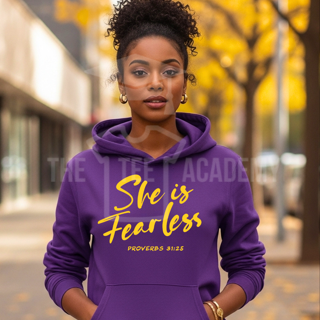 PRE ORDER: (Yellow) She Is Fearless- Screen Print Transfer