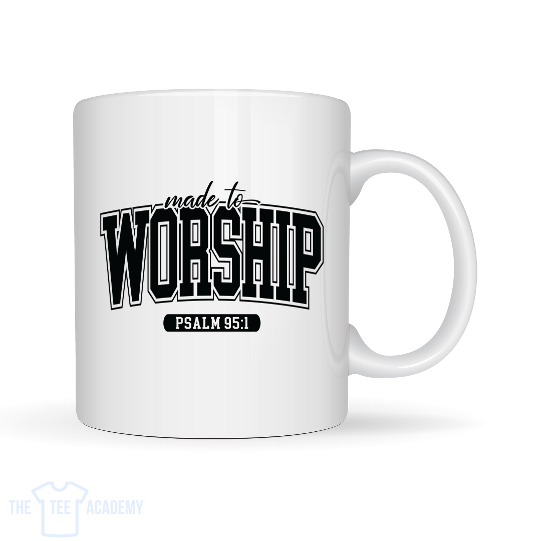 Made To Worship- UV DTF Cup Decal